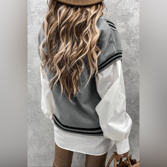 Olivia contrast trim vest - Picture 2 of 5